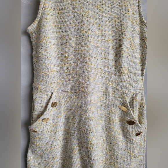 NWT Loft Tweed Like Sleeveless Sheath Dresses Women Size 2 Cotton Blend - Picture 7 of 14